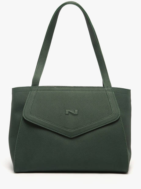 Sac Porté épaule Madeleine Cuir Nathan baume Vert candy 8