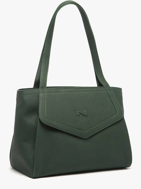 Sac Porté épaule Madeleine Cuir Nathan baume Vert candy 8 vue secondaire 2