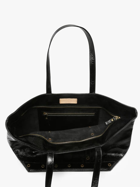 Small Leather Le Cabas Tote Bag With Strap Vanessa bruno Black cabas cuir 82V40409 other view 3