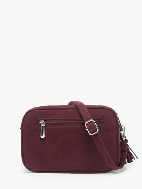 Shoulder Bag Velvet Miniprix Red velvet F7511 other view 3