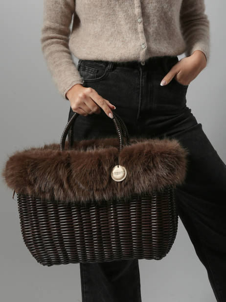 Cabas Doudou Le voyage en panier Marron doudou L vue secondaire 1
