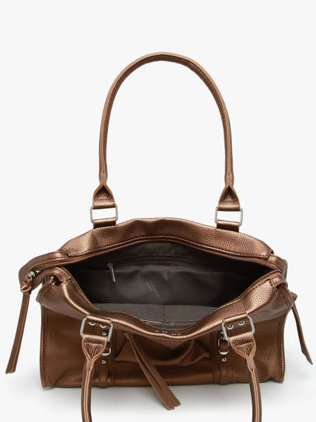 Sac Porté épaule A4 Grained Miniprix Marron grained F8533 vue secondaire 2