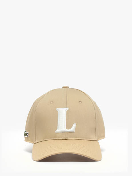 Cap Lacoste Beige accessoires RK034200