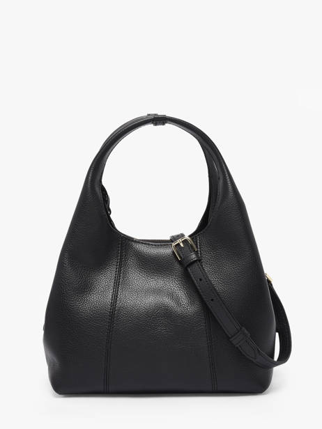 Small Leather Juliette Satchel Le tanneur Black juliette TJET1000 other view 4