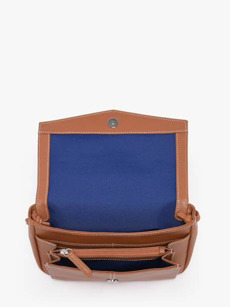 Sac Bandoulière Charlotte Cuir Le tanneur Marron charlotte TOTT3C01 vue secondaire 3