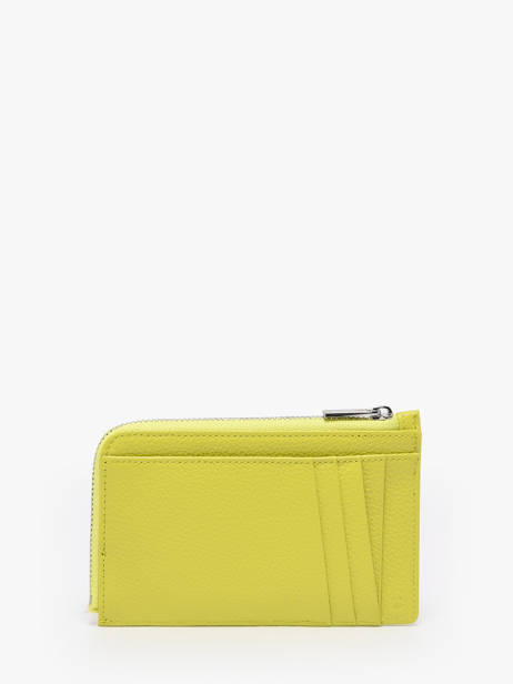 Porte-cartes Emilie Cuir Le tanneur Jaune emily TEMI3553 vue secondaire 2