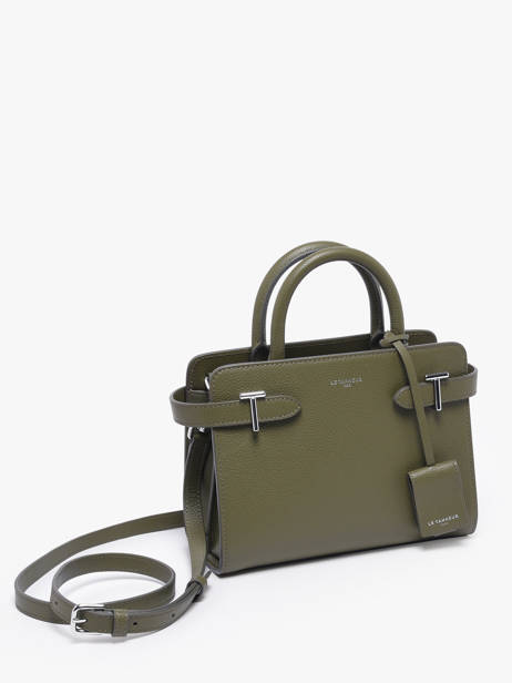 Small Leather Emilie Handbag Le tanneur Green emily PB328670 other view 2