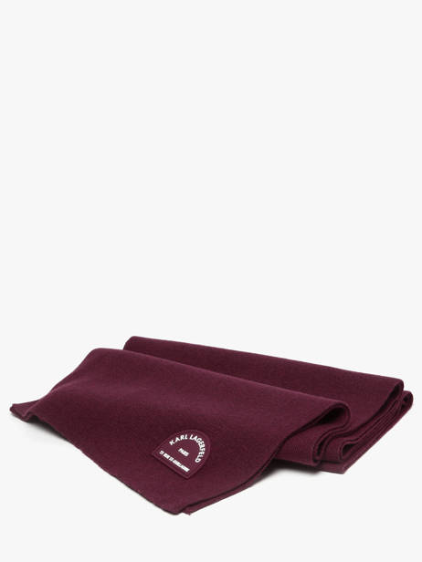 Écharpe Rue St Guillaume Karl lagerfeld Violet rsg A4W33113 vue secondaire 2