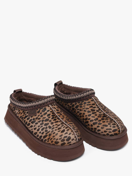 Platform Slippers In Leather Ugg Brown women 1178430 other view 1