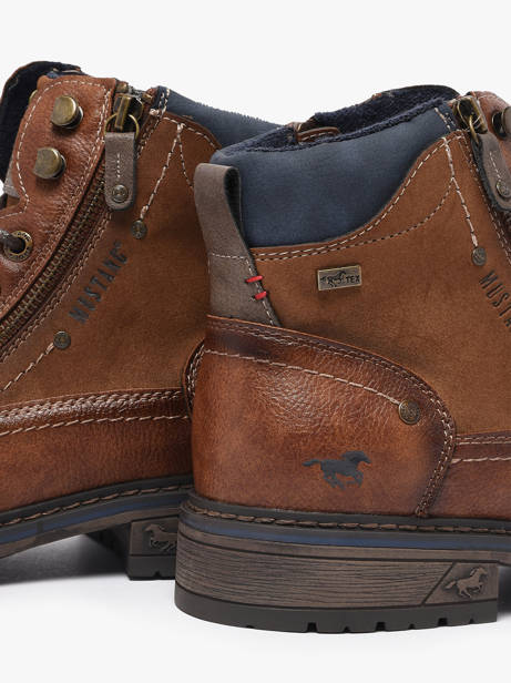 Bottines Mustang Vert men M0031006 vue secondaire 2