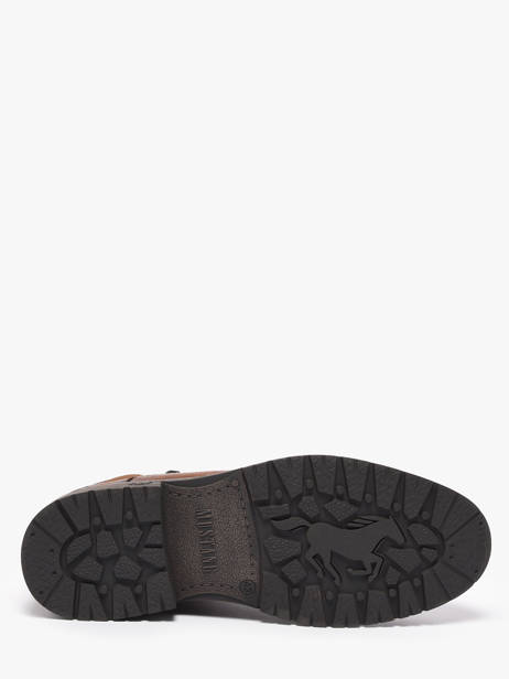 Bottines Mustang Vert men M0031006 vue secondaire 4