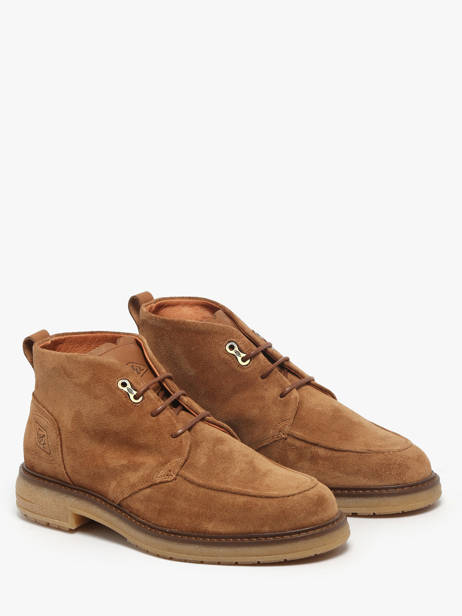 Boots In Leather Solex Brown men S3808 other view 1