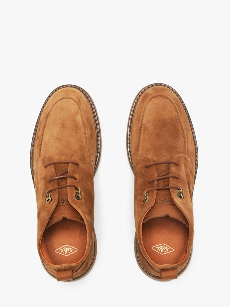 Boots In Leather Solex Brown men S3808 other view 3