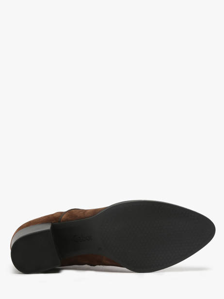 Heeled Boots In Leather Gabor Brown women 41 other view 4