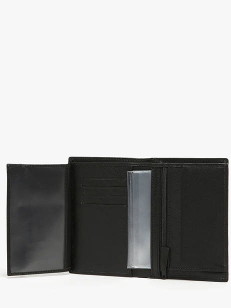 Wallet Leather Serge blanco Black baltimore BAL21019 other view 2