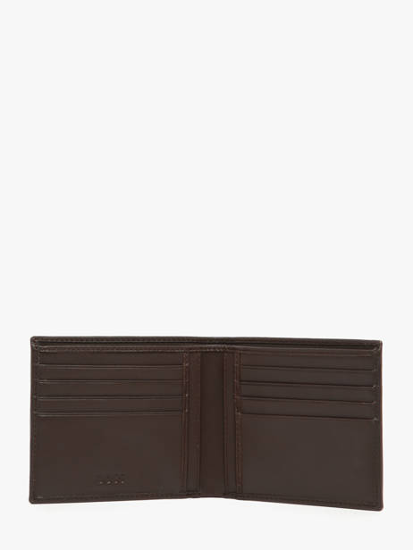 Wallet Leather Hugo boss Brown smooth HLW403Y other view 1