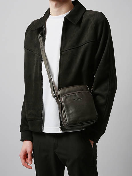 Sac Bandoulière Lancaster Marron soft vintage homme 10 vue secondaire 1