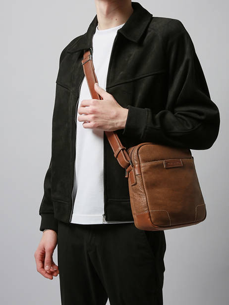 Leather Joseph Crossbody Bag Arthur & aston Brown marco 9 other view 1