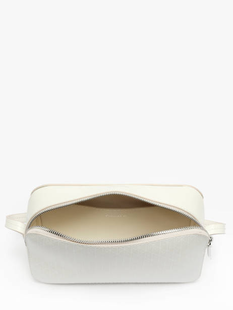 Sac Bandoulière Coated Emblem Calvin klein jeans Blanc coated emblem 4F3268G vue secondaire 3