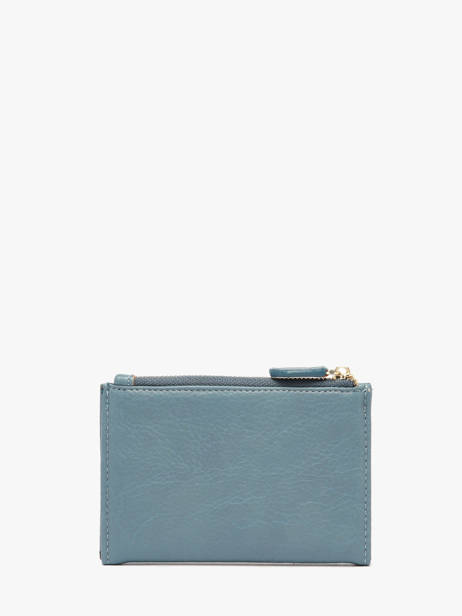 Wallet Lulu castagnette Blue zip CAPOR036 other view 2