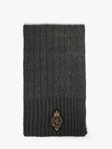 Écharpe Lauren ralph lauren Gris textile 54P04456