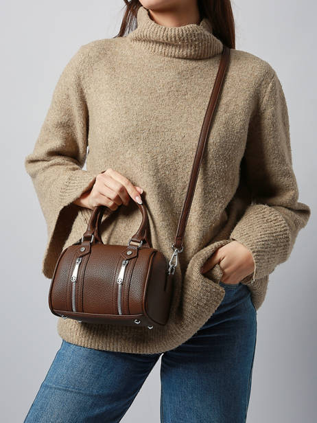 Sac à Main Grained Miniprix Marron grained KJ62061 vue secondaire 1