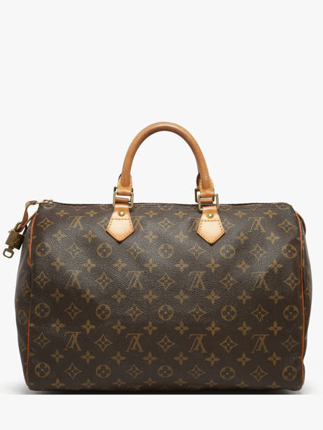 Sac Porté Main D'occasion Speedy 35 Louis vuitton Marron second life 1553900