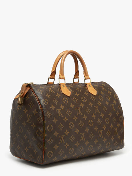 Sac Porté Main D'occasion Speedy 35 Louis vuitton Marron second life 1553900 vue secondaire 4