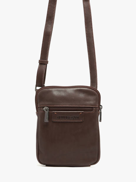 Pochette Homme Arthur & aston Marron johany 8 vue secondaire 1