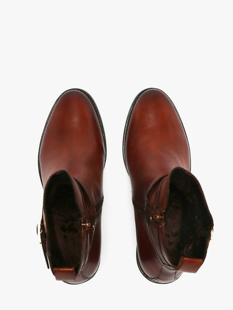 Bottines à Talon En Cuir Tt. bagatt Marron women 41006300 vue secondaire 3