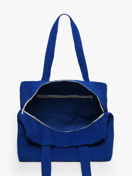 Le Sac Porté épaule A4 Célestins Coton Recyclé Rivedroite Bleu timeless CELESTIM vue secondaire 2