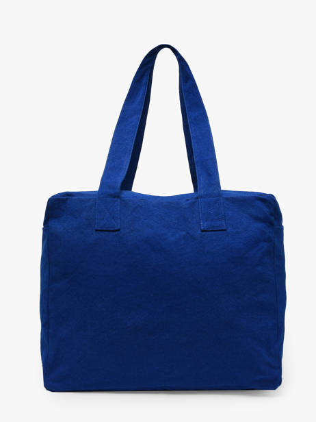 Le Sac Porté épaule A4 Célestins Coton Recyclé Rivedroite Bleu timeless CELESTIM vue secondaire 3