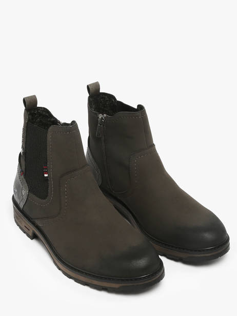 Chelsea Boots Mustang Noir men M0021005 vue secondaire 1