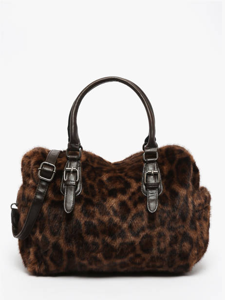 Sac Porté épaule Fur Fourrure Acrylique Miniprix Marron fur 6541
