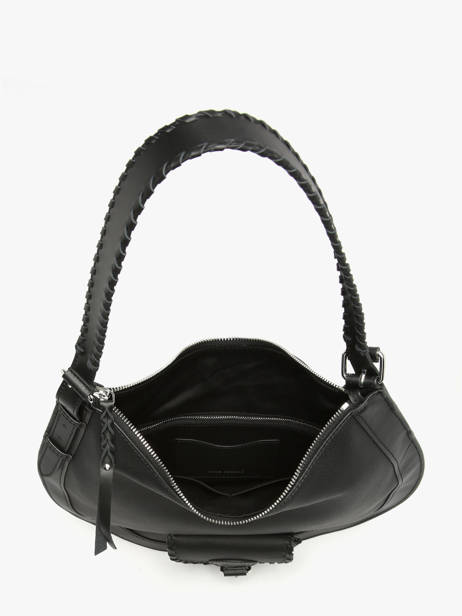 Sac Hobo M Cuir Paul marius Noir vintage M vue secondaire 3