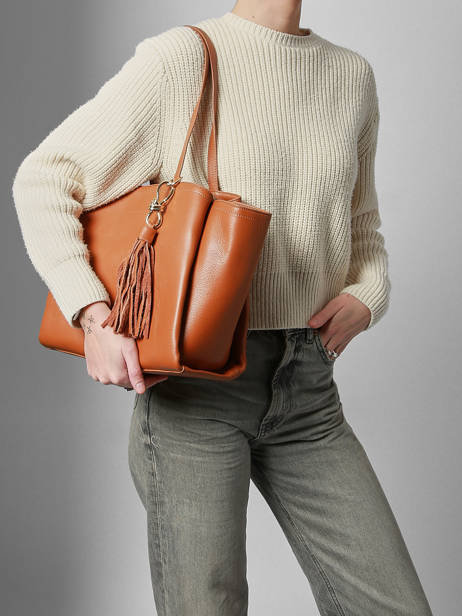 Shoulder Bag Helena Leather Francinel Brown helena 22947 other view 1