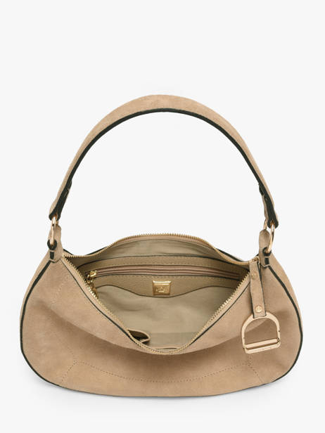 Sac Porté épaule Altesse Suede Cuir Etrier Beige altesse suede EASU017M vue secondaire 3