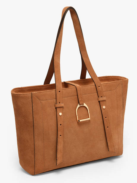 Shoulder Bag Altesse Suede Leather Etrier Brown altesse suede EASU088S other view 2