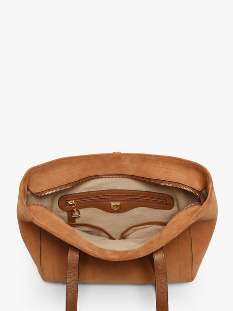 Shoulder Bag Altesse Suede Leather Etrier Brown altesse suede EASU088S other view 3