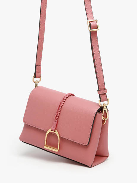 Sac Bandoulière S Torsade Cuir Etrier Rose torsade ETOS169S vue secondaire 2