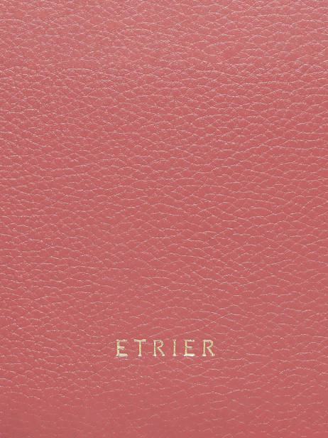 Porte-monnaie S Tradition Cuir Etrier Rose tradition ETRA095S vue secondaire 4