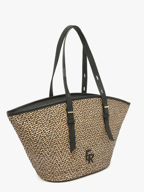 Shoulder Bag Camargue Leather Etrier Black camargue ECAM168L other view 2