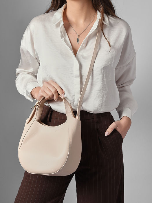 Longchamp Le foulonné Sacs porté main Beige