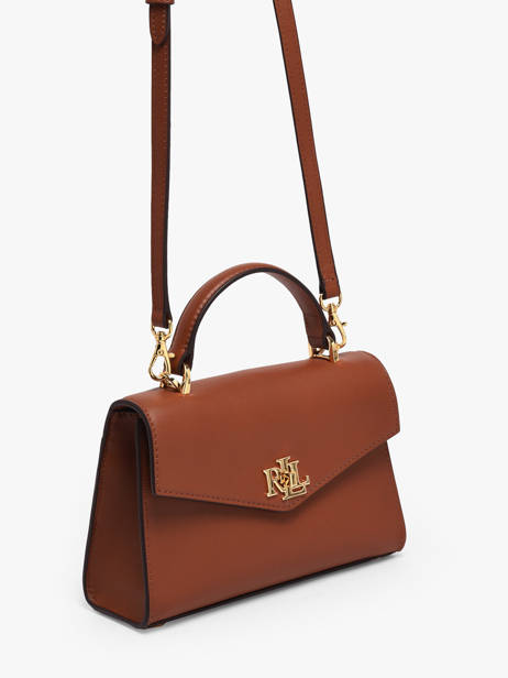 Sac à Main Farrah Cuir Lauren ralph lauren Marron farrah 31968761 vue secondaire 2