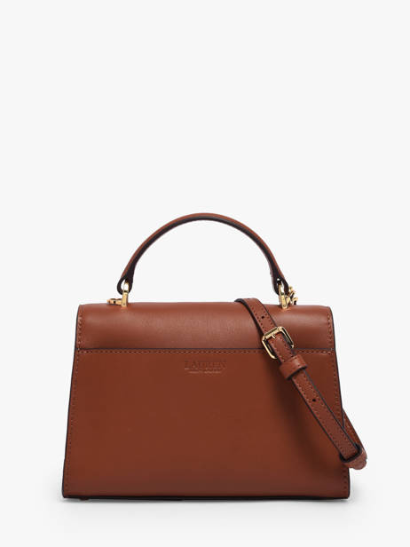 Sac à Main Farrah Cuir Lauren ralph lauren Marron farrah 31968761 vue secondaire 4