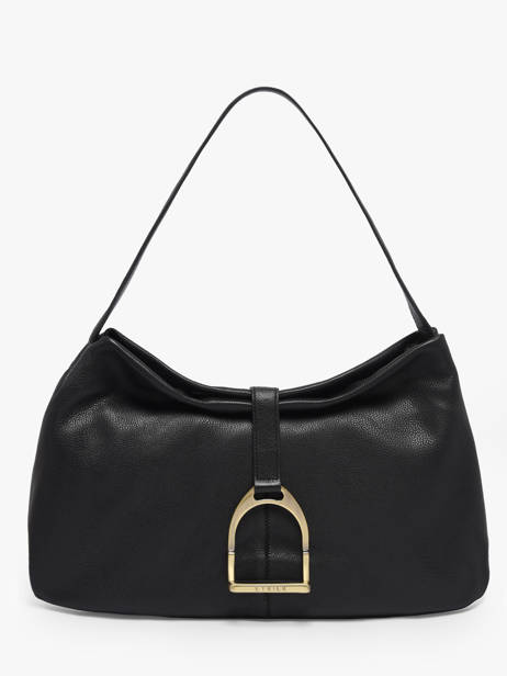 Sac Porté épaule M Etalon Cuir Etrier Noir etalon EETA197M