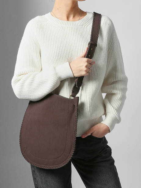 Shoulder Bag Lace Miniprix Brown lace 88133 other view 1