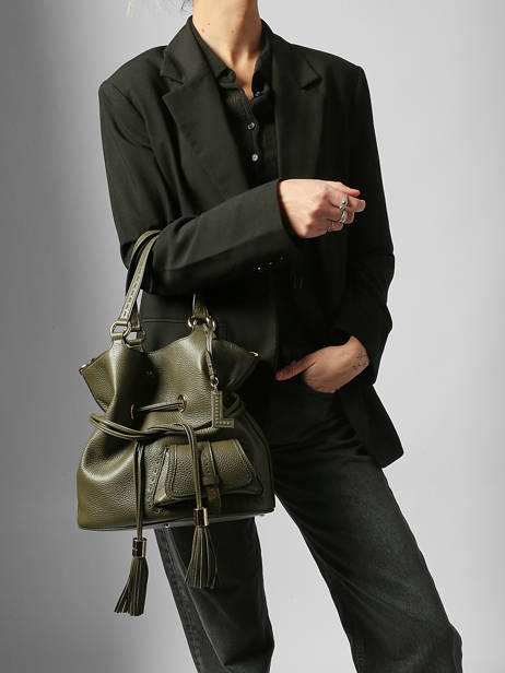 Sac Seau M Premier Flirt Cuir Lancel Vert premier flirt A10110 vue secondaire 1