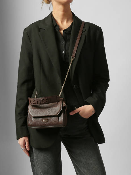 Top Handle S Ninon Leather Lancel Brown ninon A09221 other view 1