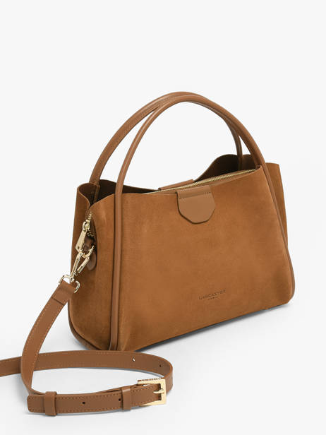 Sac Porté Main Suede Ida Cuir Lancaster Marron suede ida 101 vue secondaire 2